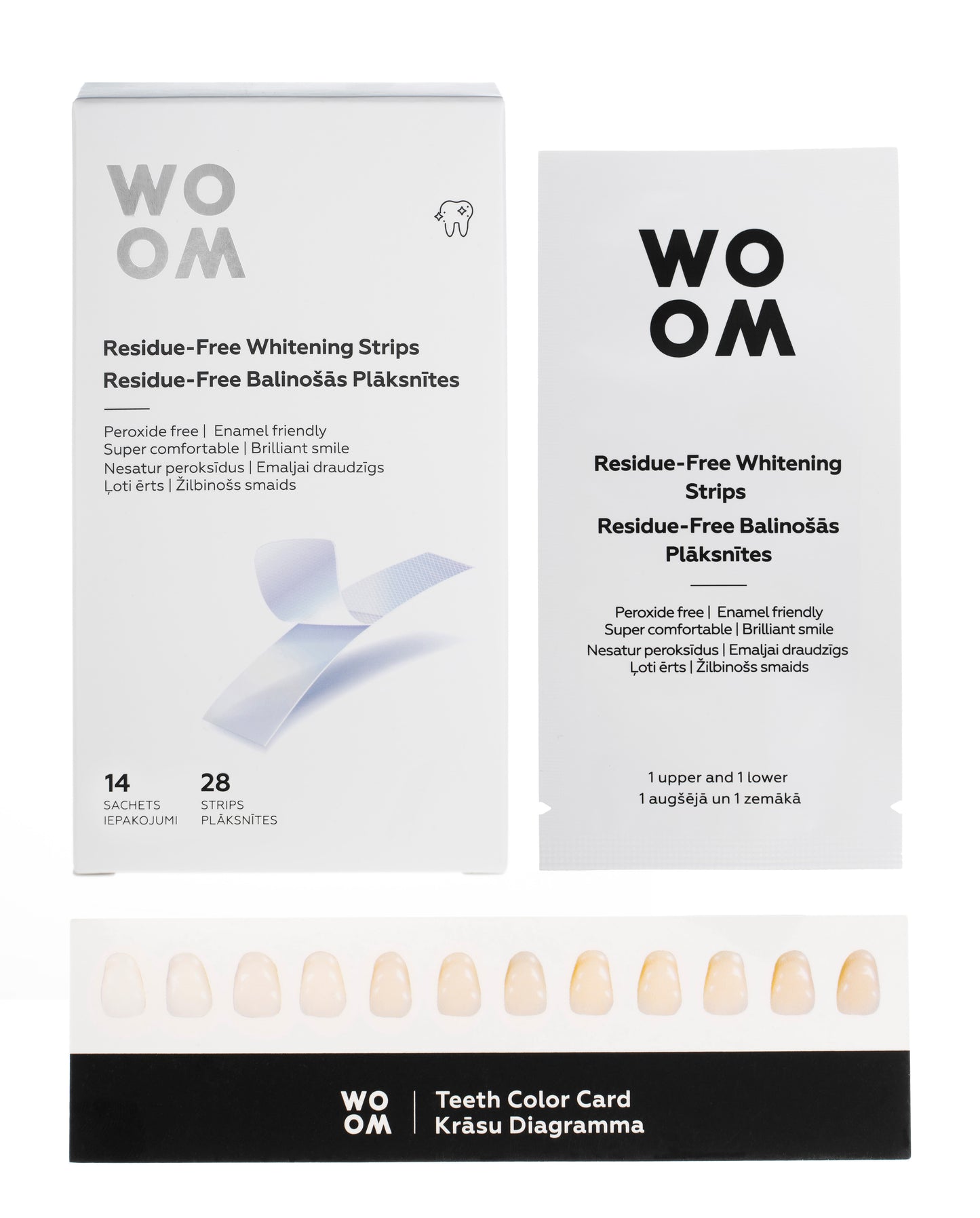 Residue-Free Whitening Strips