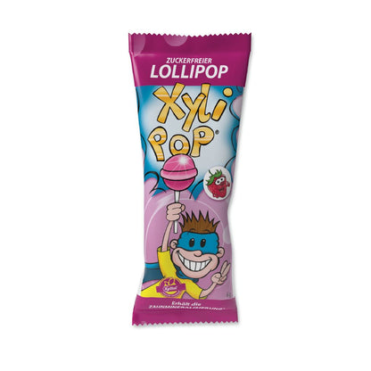 Miradent XyliPOP lizalica zašećerena 100% xylitolom 25kom - okus jagoda